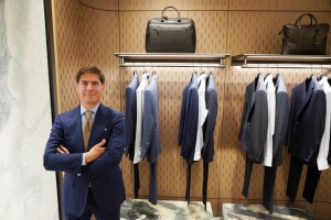 Inside Canali’s new Madison Avenue store.