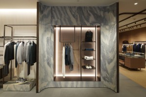 Inside Canali’s new Madison Avenue store.