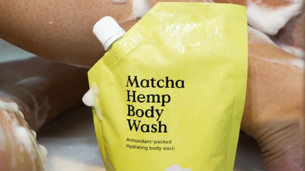 KraveBeauty limited-edition Matcha Hemp Body Wash.