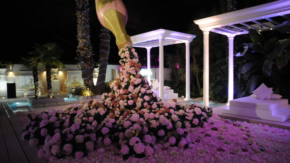 A Plein Fatale sculpture to celebrate Philipp Plein's women's fragrance launch.