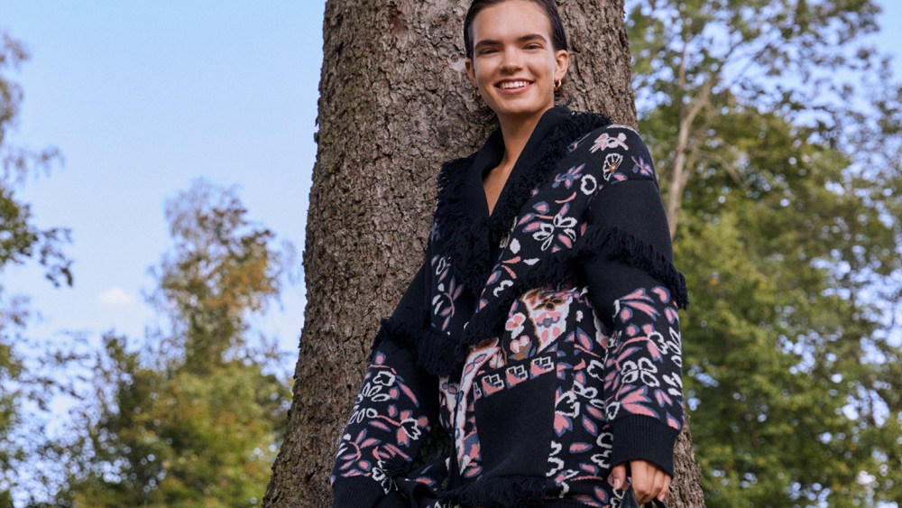A look from Mytheresa's new capsule collection with Etro.