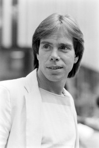 Designer Tommy Hilfiger on set for his label Clickpoint by Tommy Hilfiger in a Spring 1982 preview.