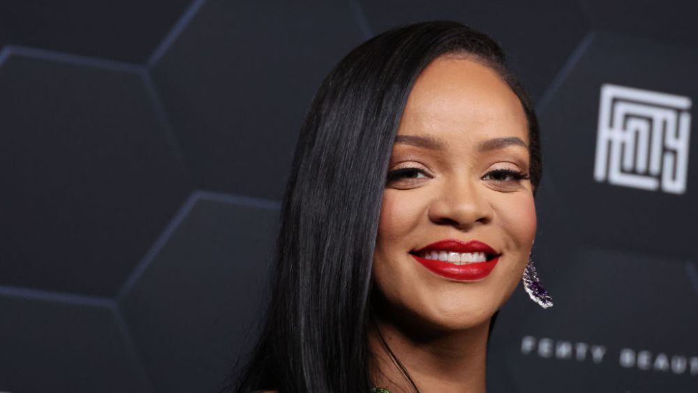 Rihanna on Feb. 11, 2022 in Los Angeles.
