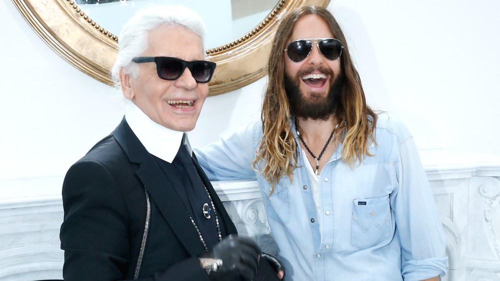 Karl Lagerfeld and Jared Leto