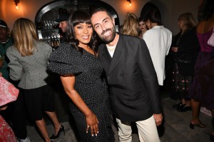 Angela Bassett and Giambattista Valli