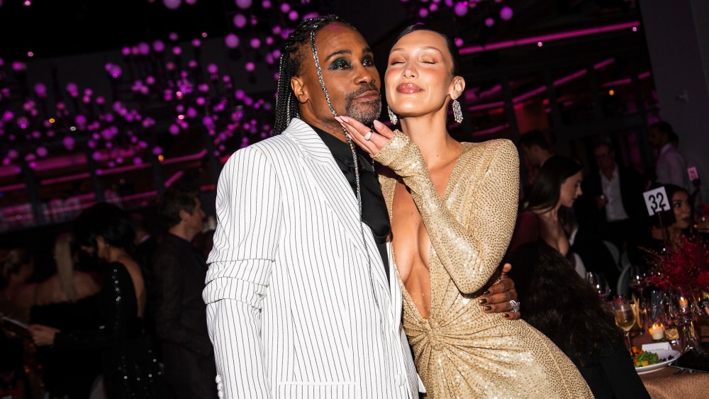 Billy Porter and Bella Hadid