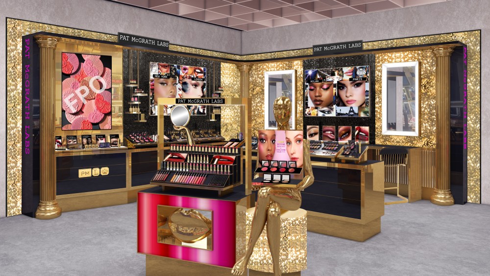 A look at the new Pat McGrath Labs space at Harrods' H Beauty in Edinburgh, Scotland.