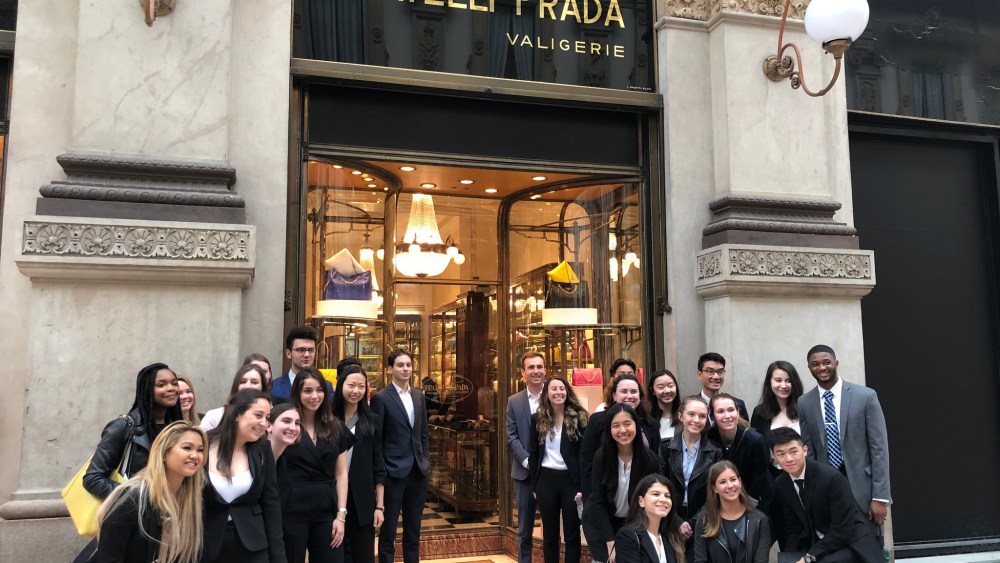 Student international trip to Italy.