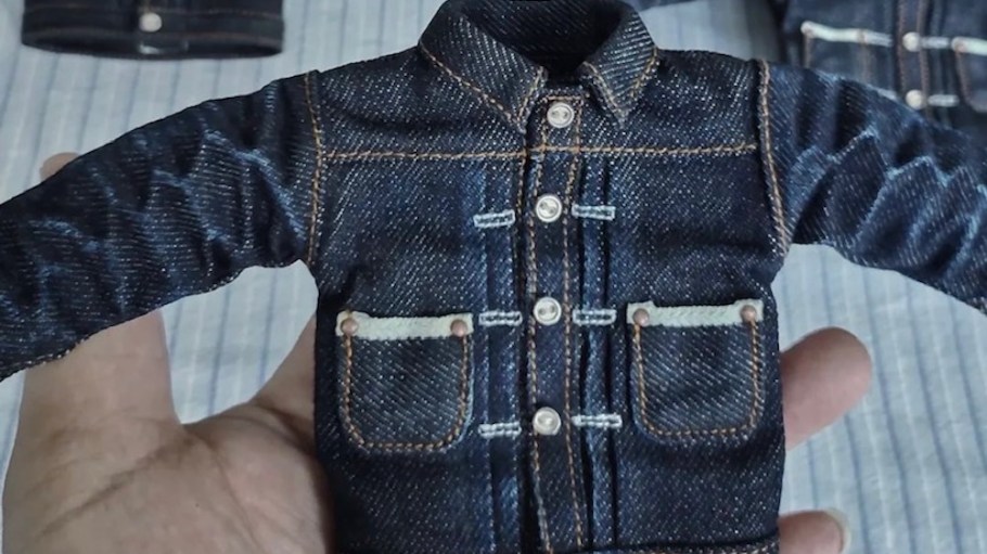 TENCEL™ mini jean jacket