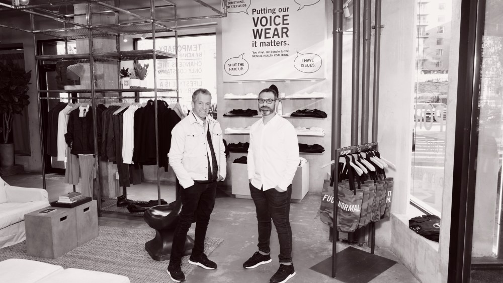 Inside Kenneth Cole’s "Temporary" pop-up.
