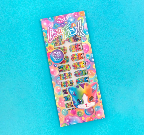 Orly x Lisa Frank Kitten Bubbles Nail Sticker