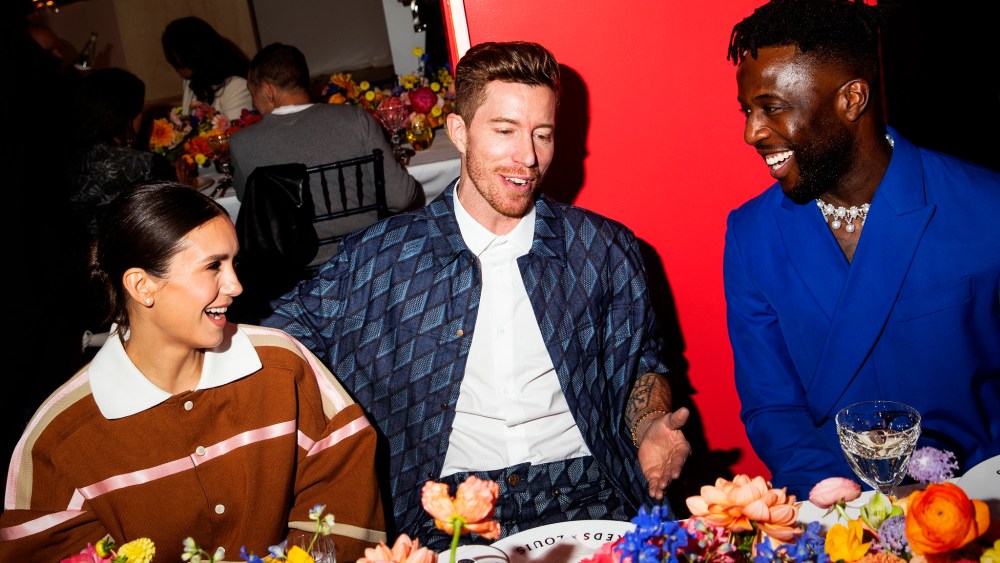 Nina Dobrev, Shaun White and Nigel Sylvester.