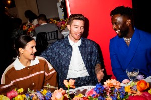 Nina Dobrev, Shaun White and Nigel Sylvester.