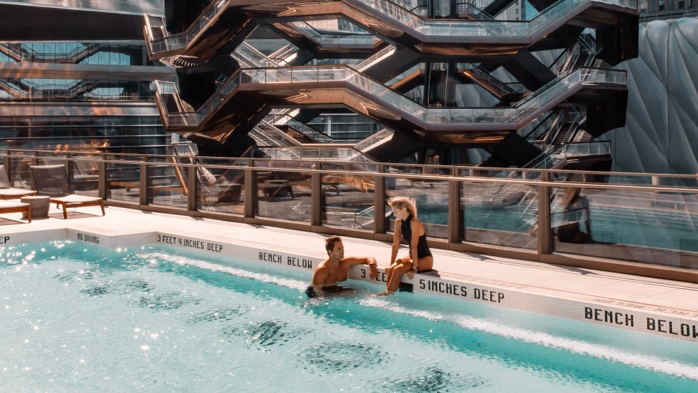 Pool at Equinox Hotel.