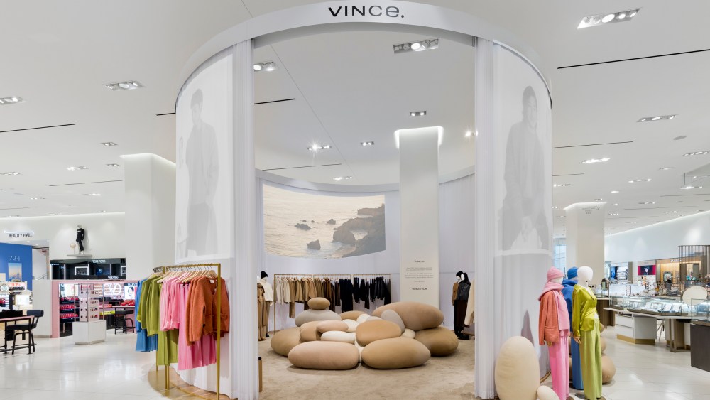 Vince is featured in Nordstrom's Center Stage shop.