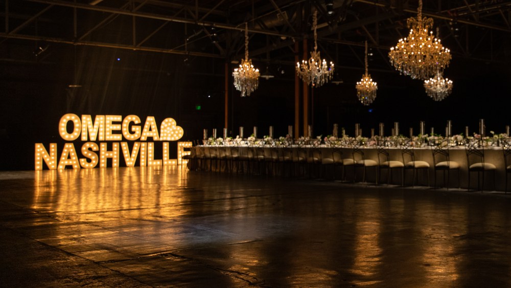 The Omega "One Night In Nashville" event at the Marathon Music Works venue in Nashville, Tennessee on Oct. 20, 2022.
