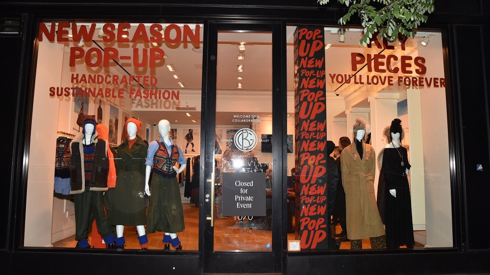 Peruvian Connection x Glenda Bailey pop up shop on Madison Avenue.