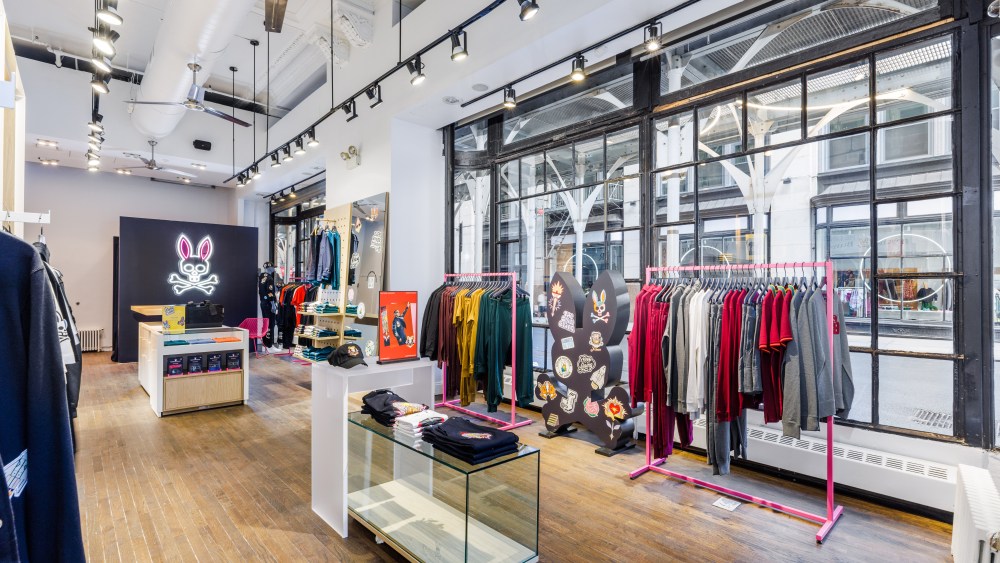 Psycho Bunny's new Flatiron District store.