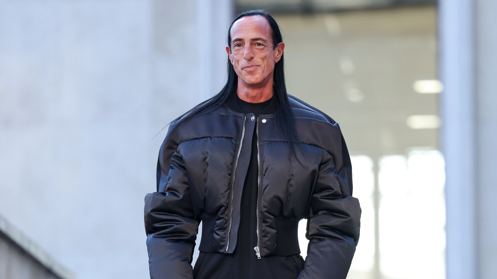 Designer Rick Owens walks the runway during the Rick Owens Womenswear Spring/Summer 2023 show as part of Paris Fashion Week on September 29, 2022 in Paris, France. (Photo by Peter White/Getty Images)
