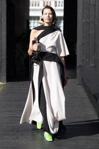 Serpentine Gallery, London, 11th October 2022. Roksanda presents her Spring Summer 2023 designs as part of London Fashion Week.©Chris Yates/ Chris Yates Media