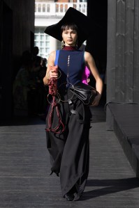 Serpentine Gallery, London, 11th October 2022. Roksanda presents her Spring Summer 2023 designs as part of London Fashion Week.©Chris Yates/ Chris Yates Media