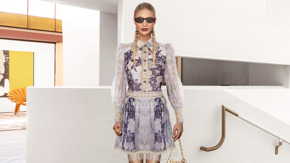 A look seen on Drest featuring a  Zimmermann dress in partnership with Sherman Centre for Culture and Ideas