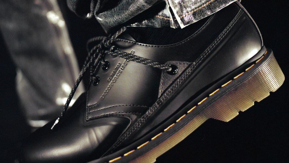 The Dr. Martens x Slam Jam 1461 style.