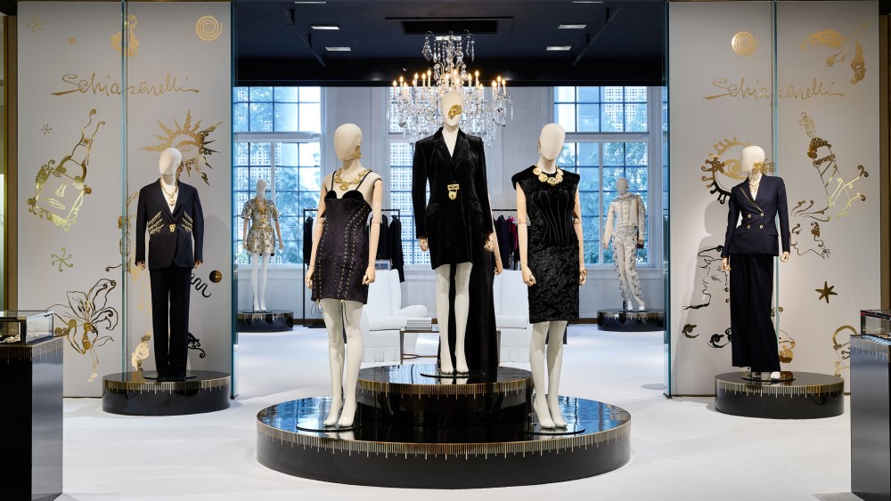 A view of the Schiaparelli installation at Neiman Marcus in Dallas.