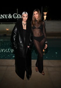 Kim Kardashian and Hailey Beiber