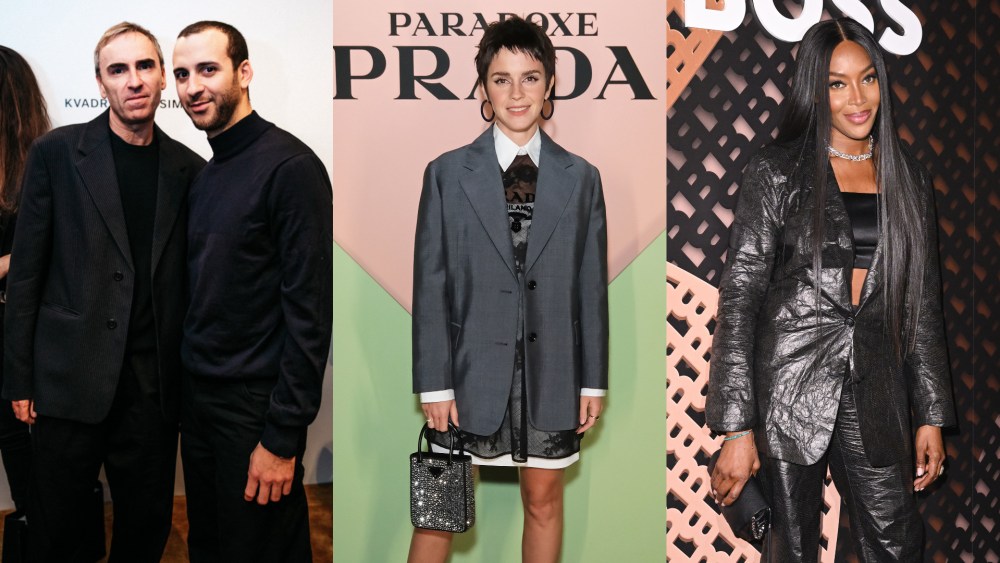 Emma Watson, Raf Simons, Naomi Campbell