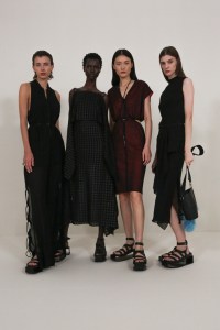 Backstage at Hermès RTW Spring 2023