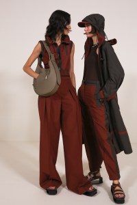Backstage at Hermès RTW Spring 2023