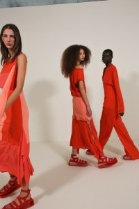 Backstage at Hermès RTW Spring 2023