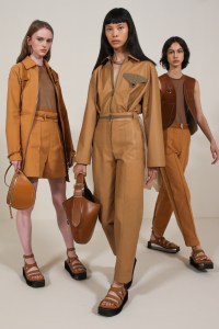 Backstage at Hermès RTW Spring 2023