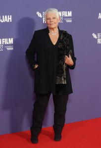 LONDON, ENGLAND - OCTOBER 09: Judi Dench attends the "Allelujah" European Premiere during the 66th BFI London Film Festival at Southbank Centre on October 09, 2022 in London, England. (Photo by Mike Marsland/WireImage)
