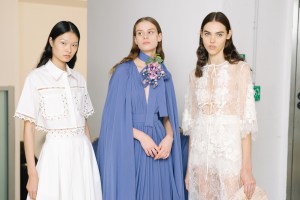 Backstage Elie Saab RTW Spring 2023