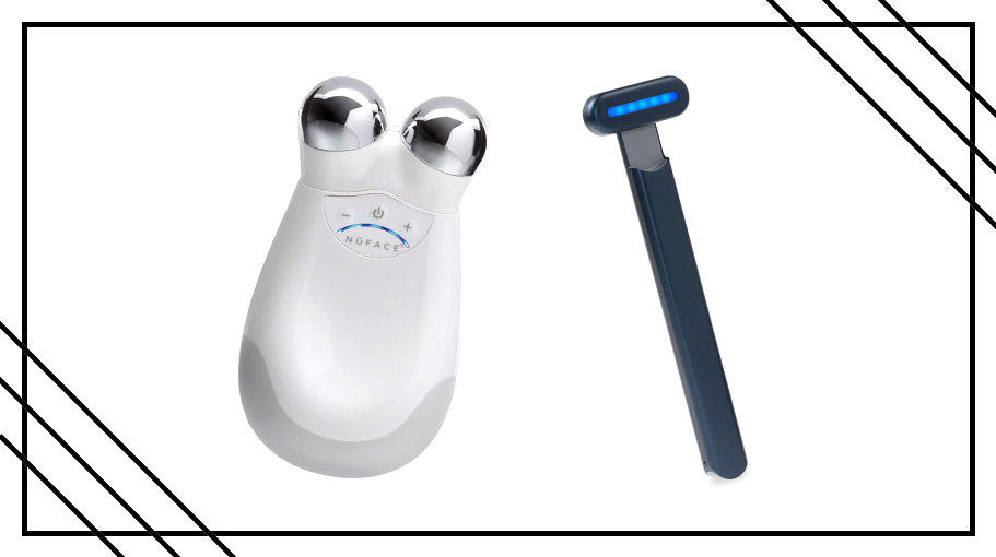 skin care tools and facial tools from Nuface and solawave