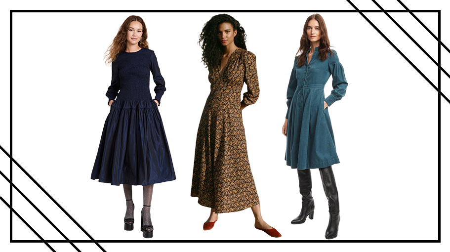 Fall Dresses lead art