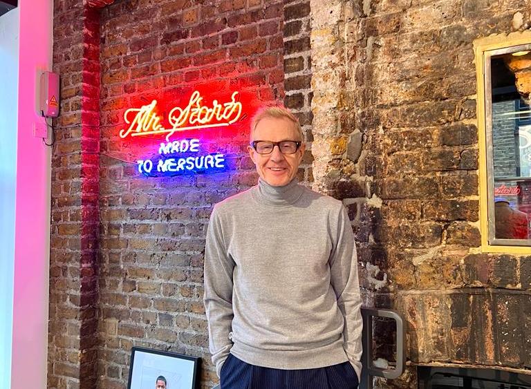 Philip Start, founder of east London’s menswear boutique Start.