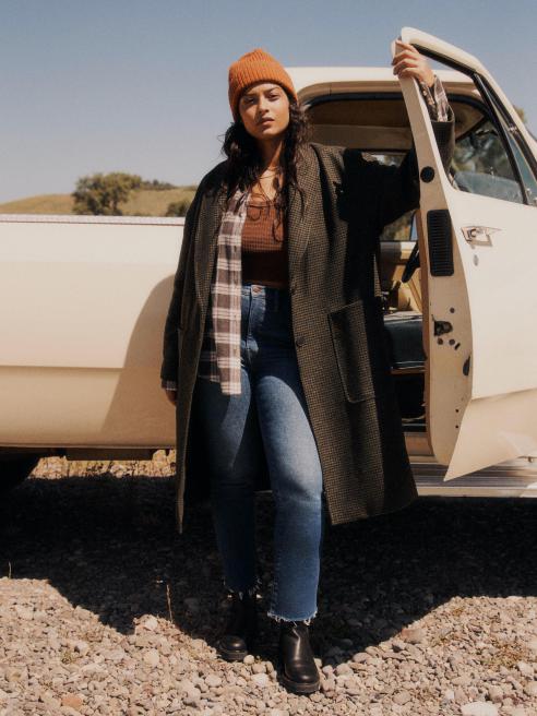 Madewell's new Cali Denim-Boot in Smithley wash.