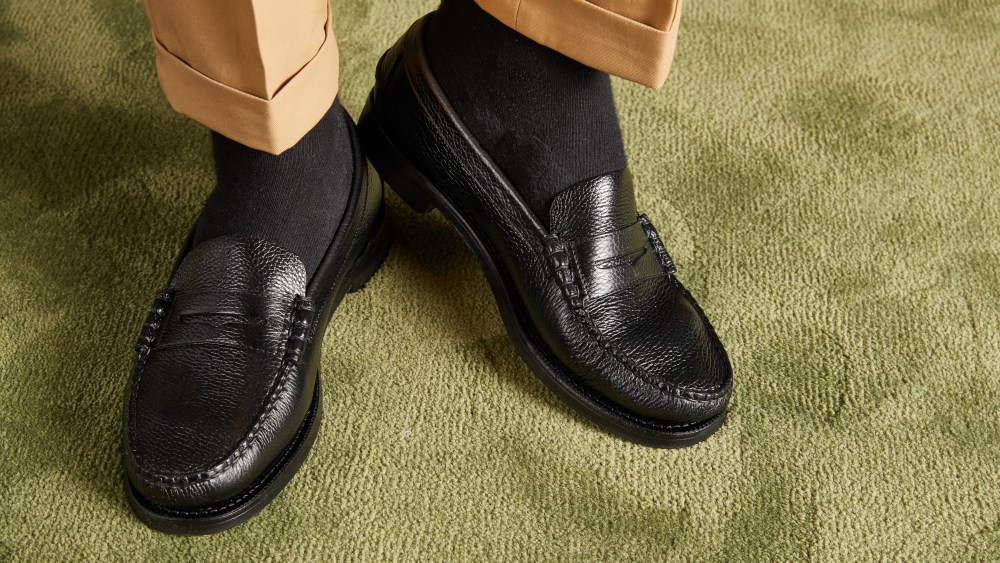 Penny loafers from the Slowear & Sebago capsule collection.