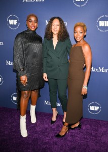 Lashana Lynch, Gina Prince-Bythewood and Thuso Mbedu