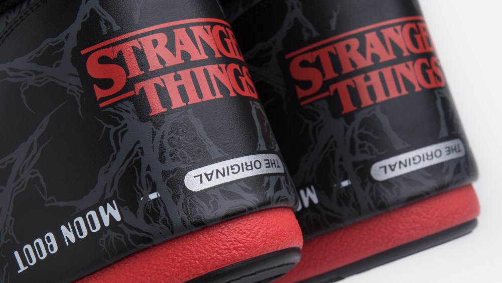 The Moon Boot x Stranger Things capsule collection.