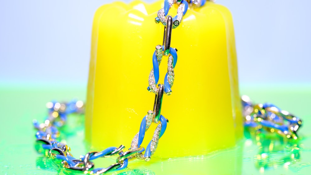 Boochier's Fruit Hoops necklace.