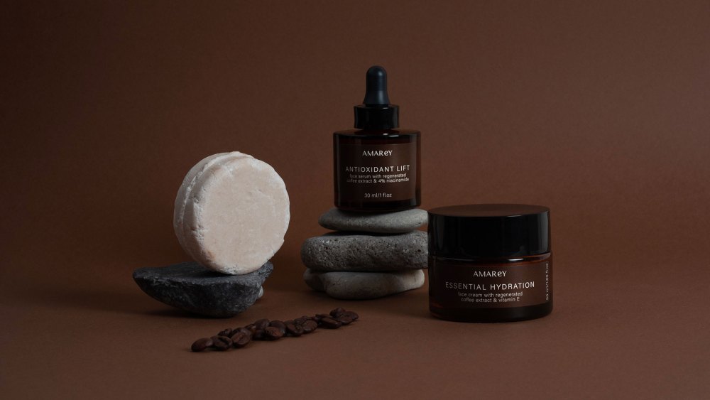 Products by the Amarey skincare brand.