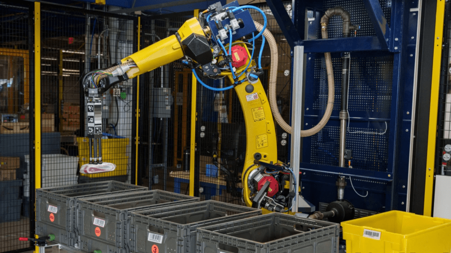 Amazon says Sparrow is the first robotic system in its warehouses that can detect, select and handle individual products within its inventory.