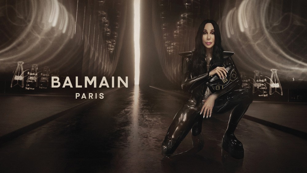 cher balmain blaze bag campaign