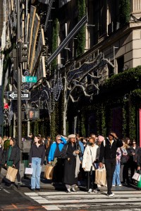 Black Friday shopping in New York City, 2022