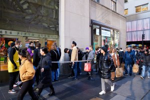 Black Friday shopping in New York City, 2022