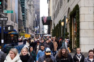 Black Friday shopping in New York City, 2022